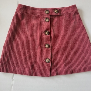 Mi Ami‎ corduroy button mini skirt size medium